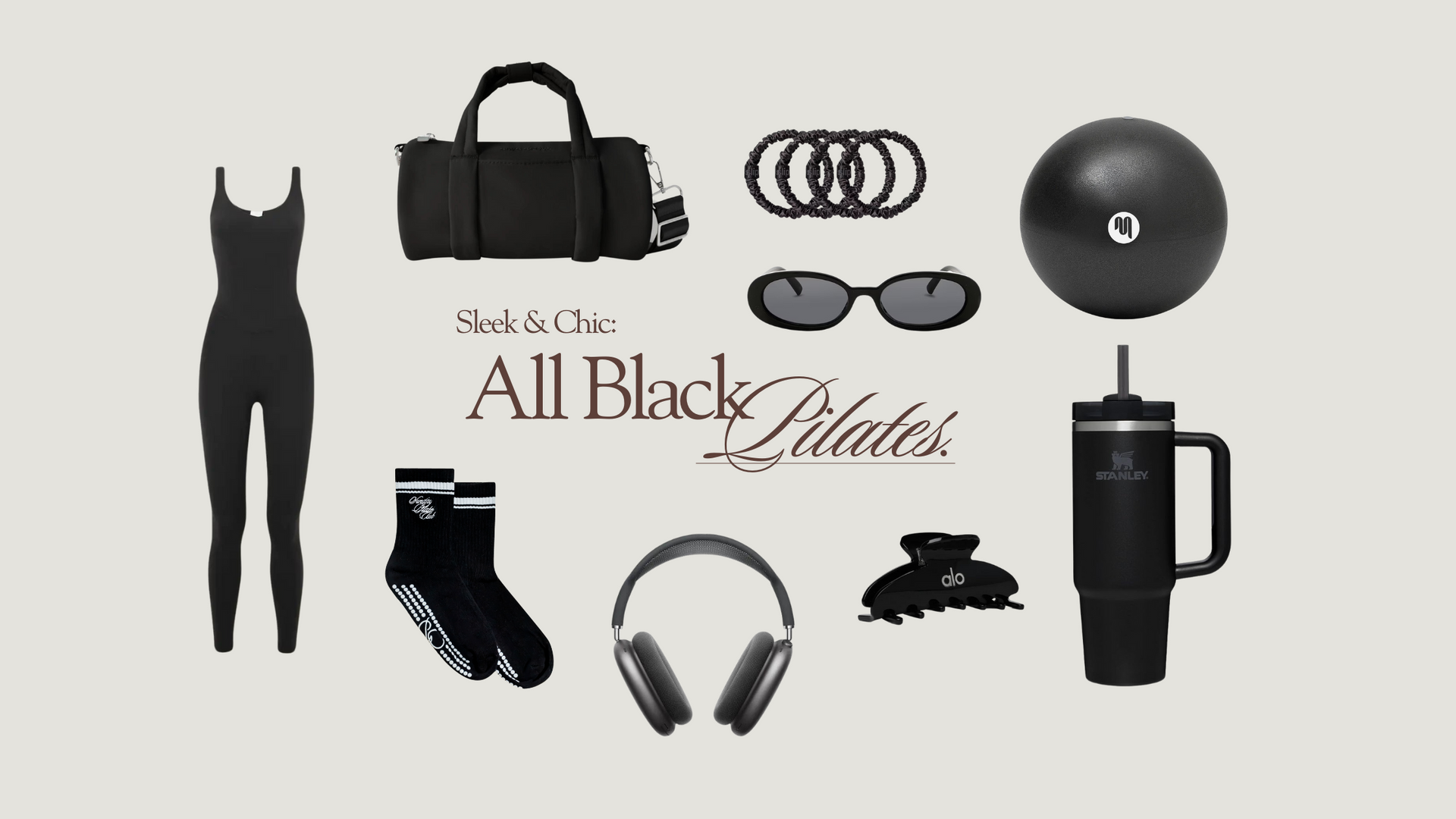 Sleek & Chic: Pilates in All Black