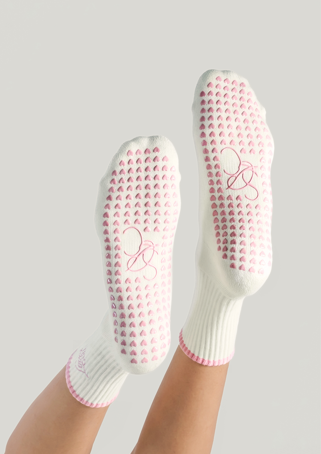 Pilates Grip Socks in Vanilla