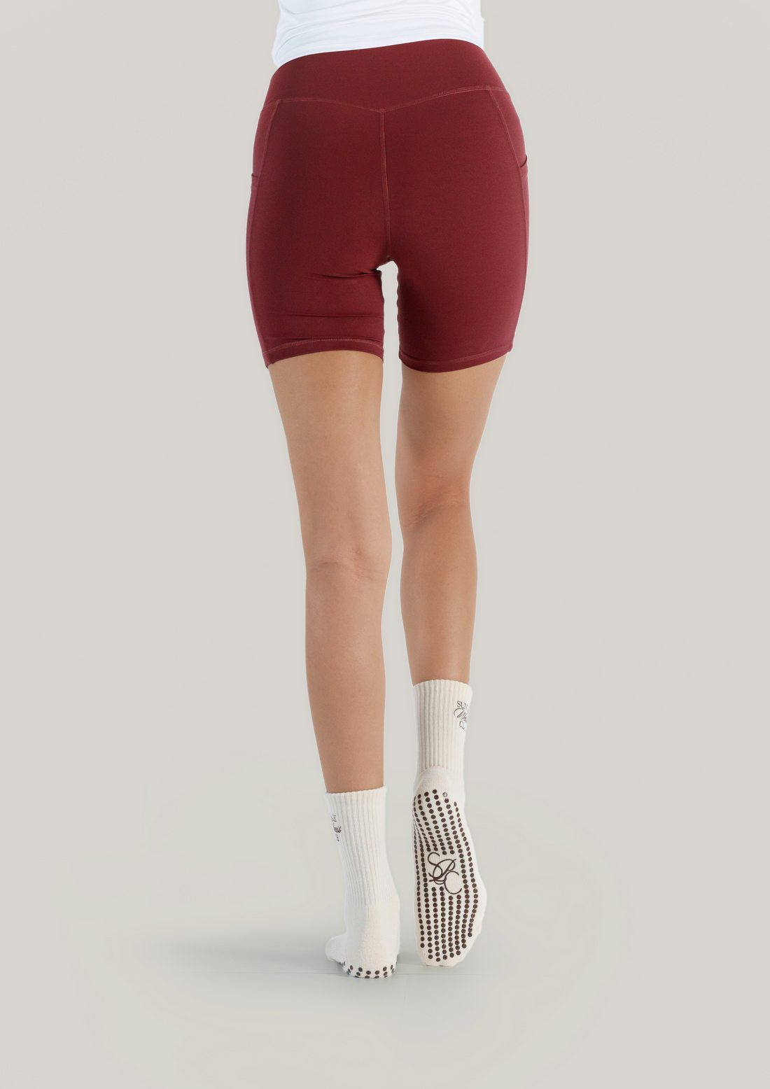 Pilates Grip Socks in Champagne