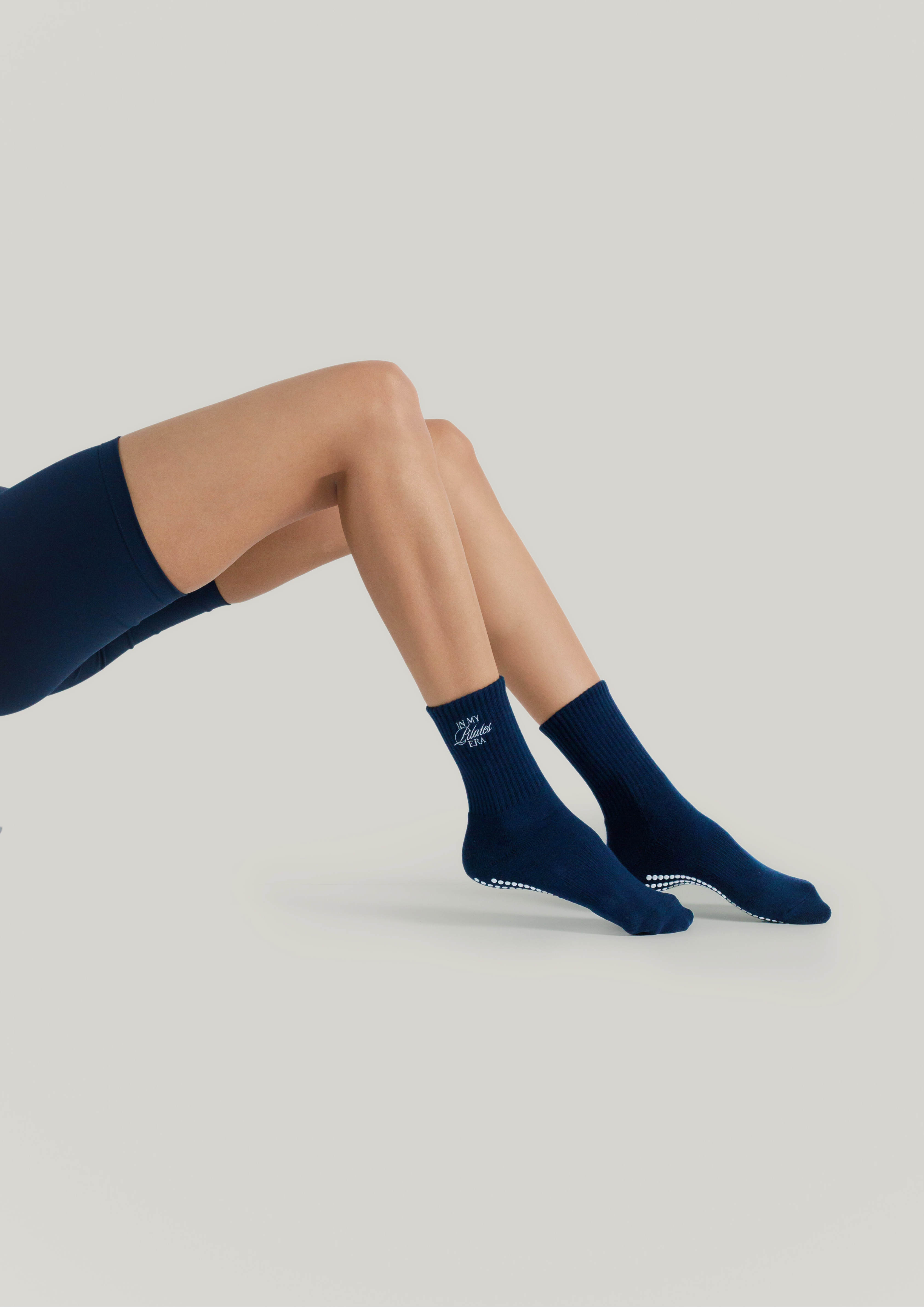Pilates Grip Socks in Deep Ocean