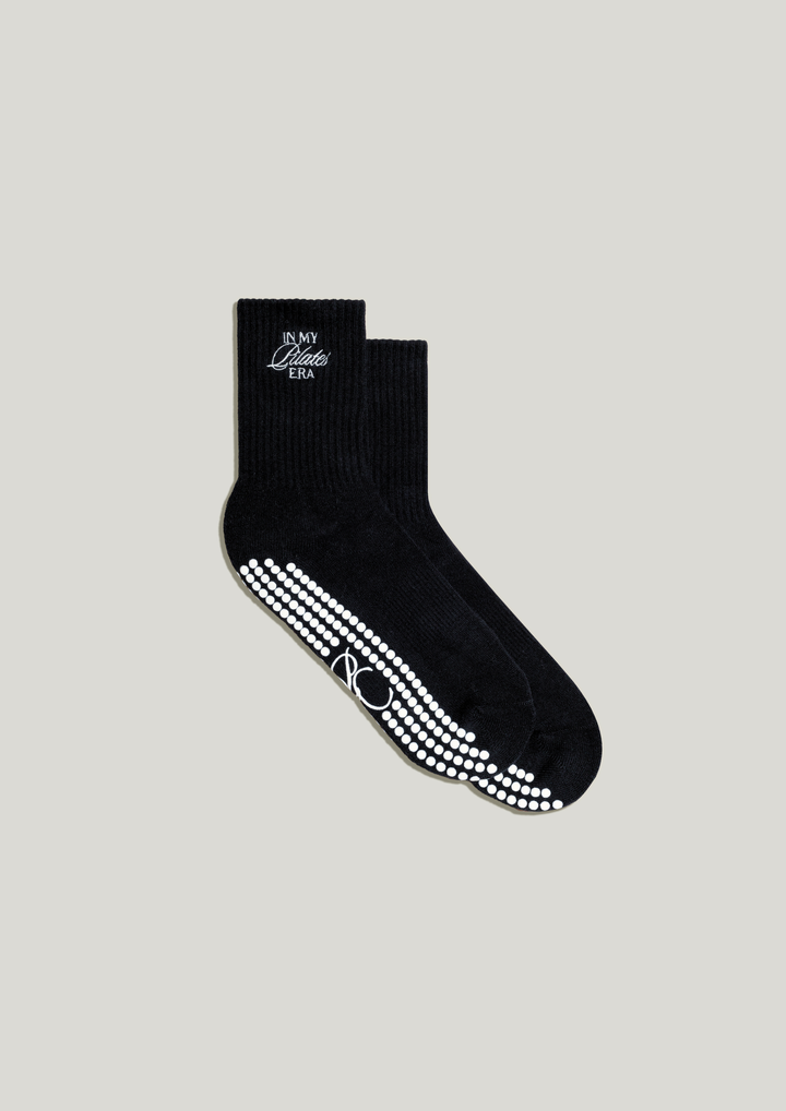 Pilates Grip Socks in Noir