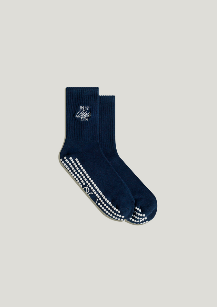 Pilates Grip Socks in Deep Ocean