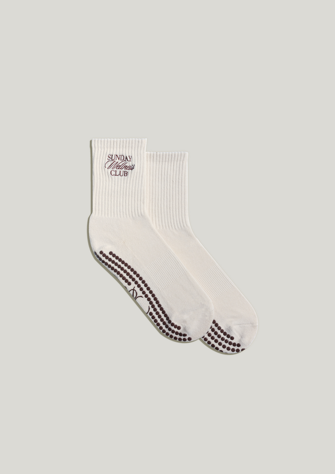 Pilates Grip Socks in Champagne