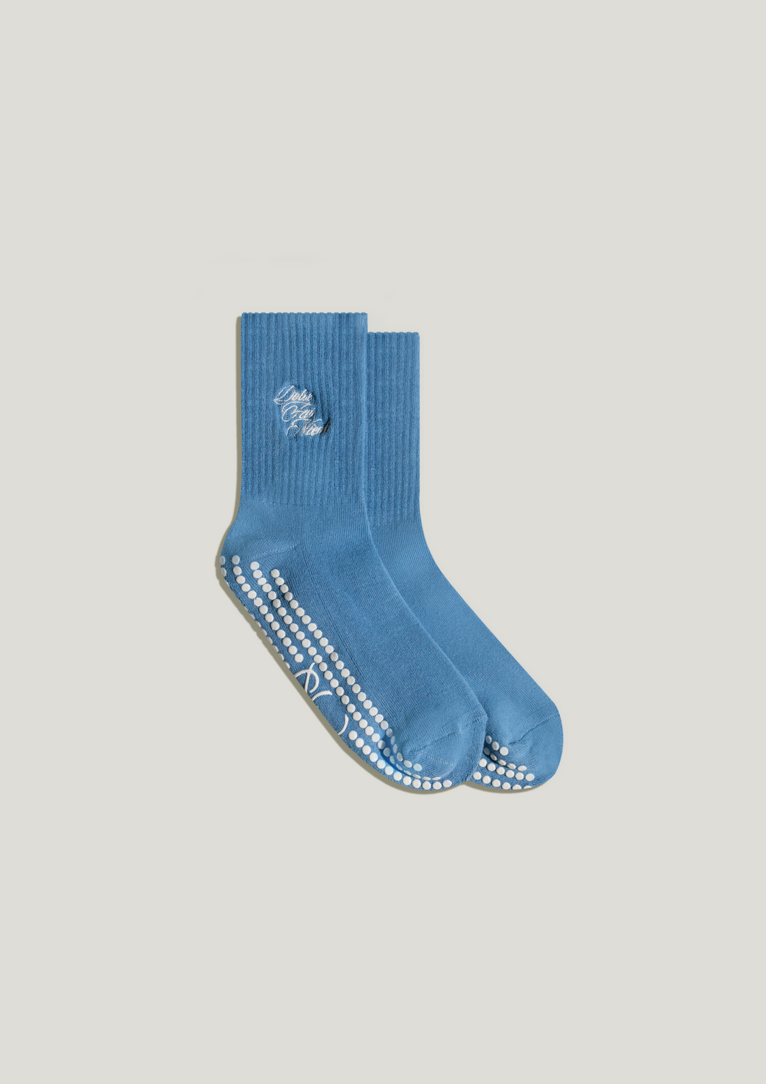 Pilates Grip Socks in Bleu