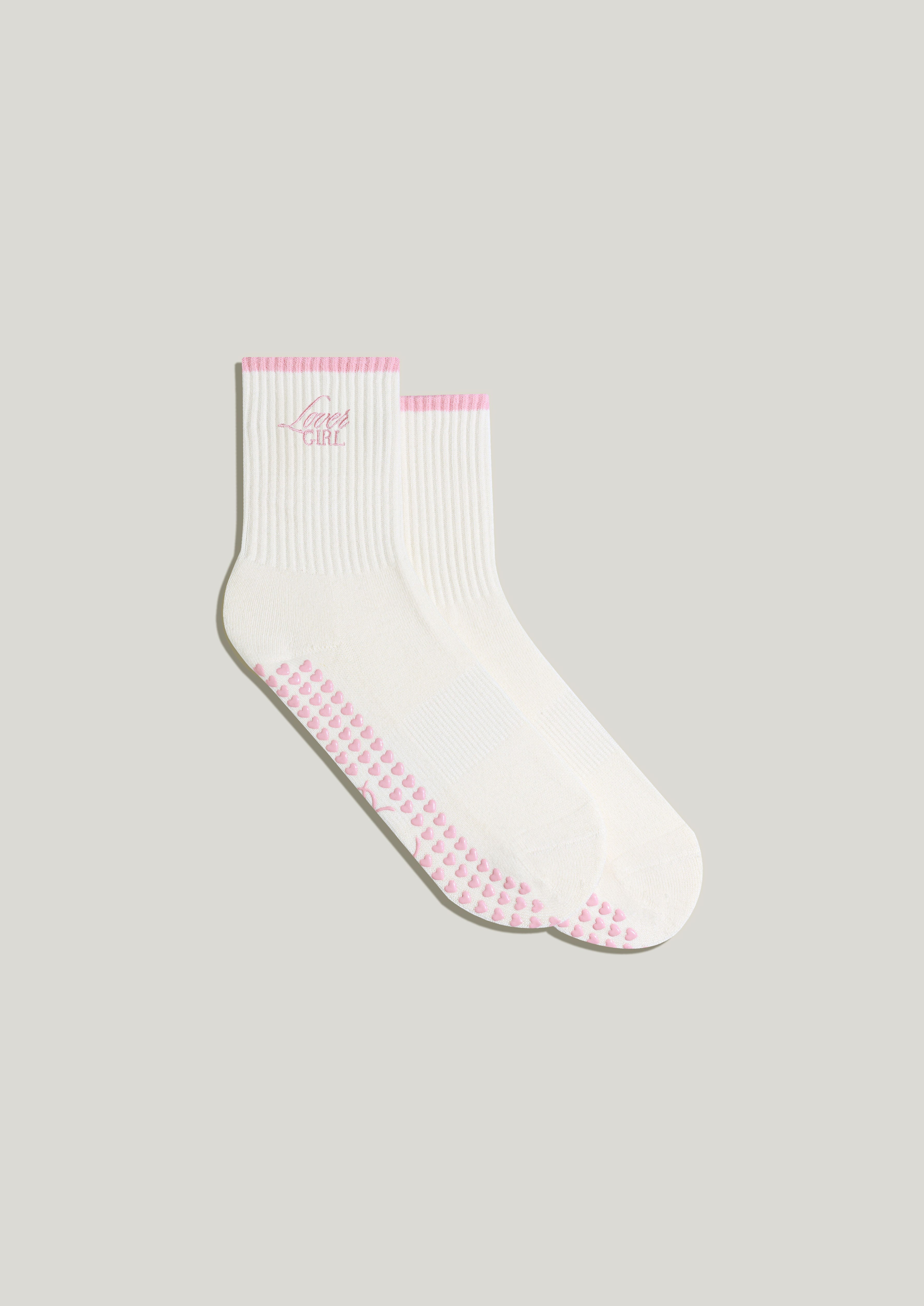 Pilates Grip Socks in Vanilla