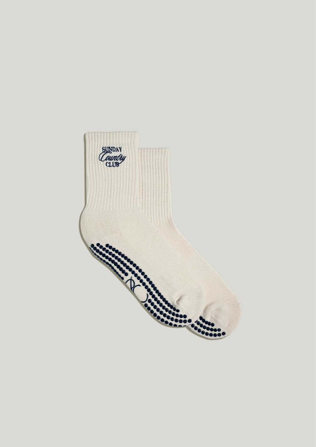 Pilates Grip Socks in Bisque