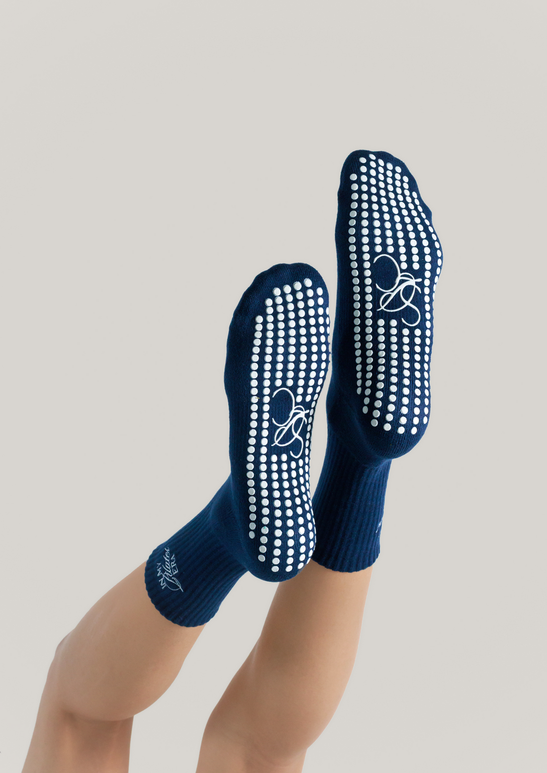 Pilates Grip Socks in Deep Ocean