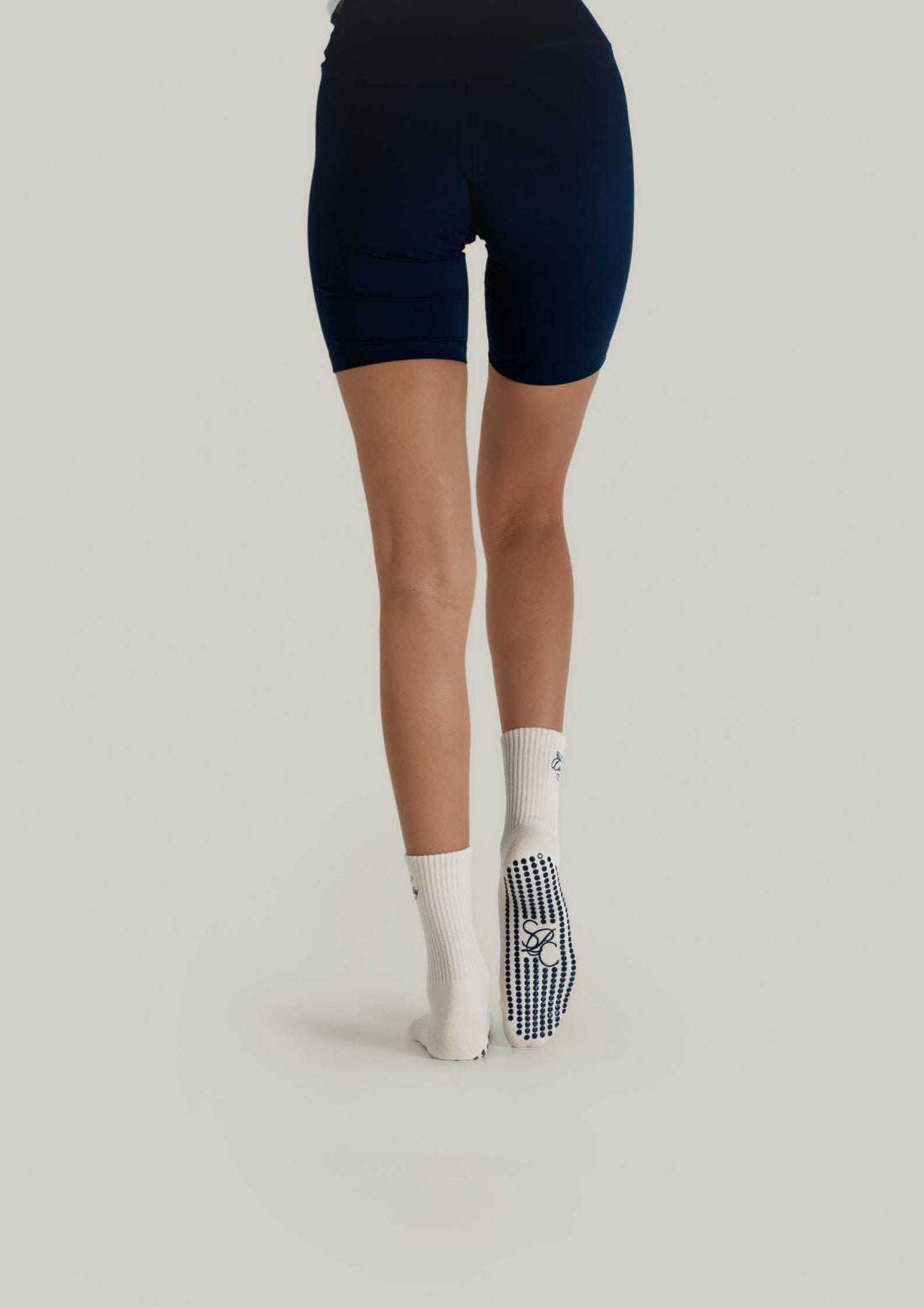 Pilates Grip Socks in Bisque