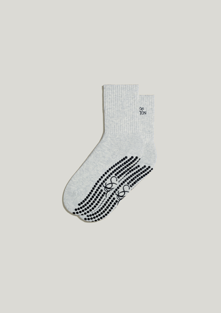 Pilates Grip Socks in Slate
