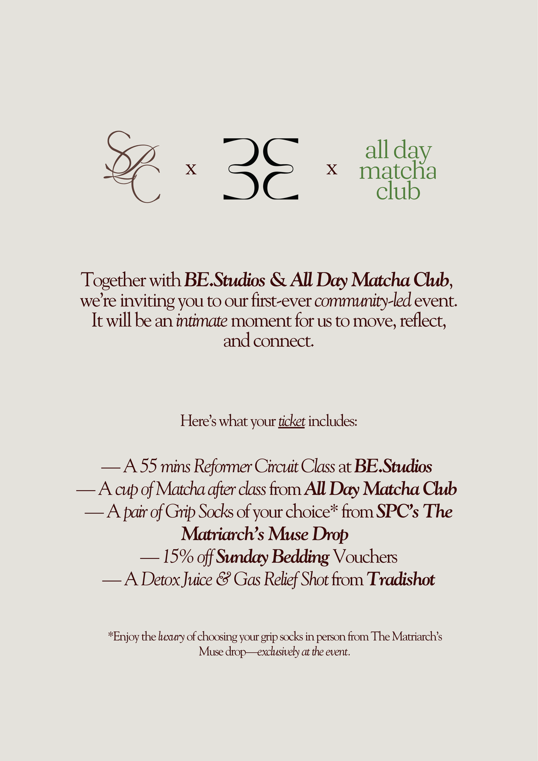 SPC x BE. Studios: Community Event (24th May)
