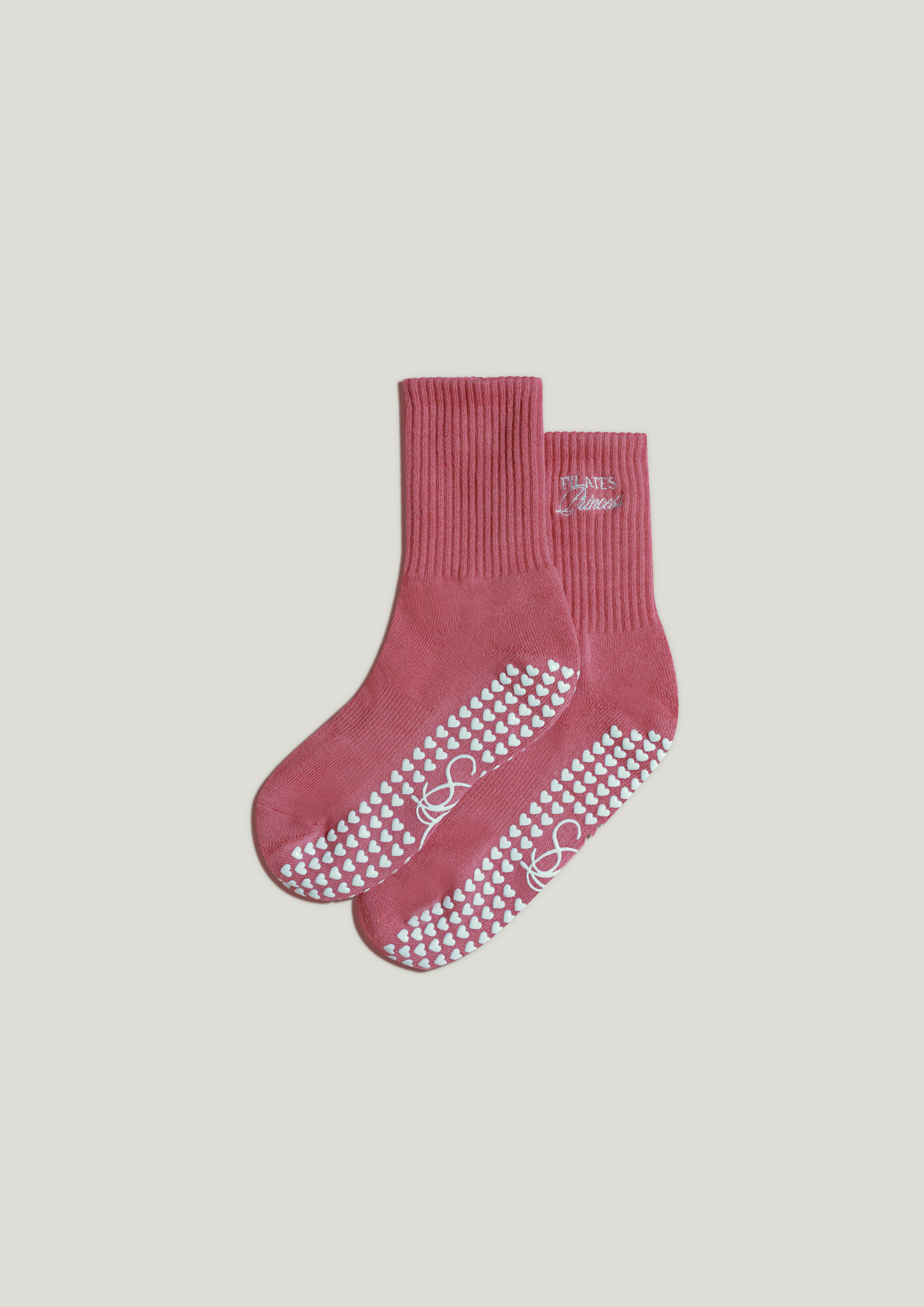 Pilates Grip Socks in Mauve Mirage