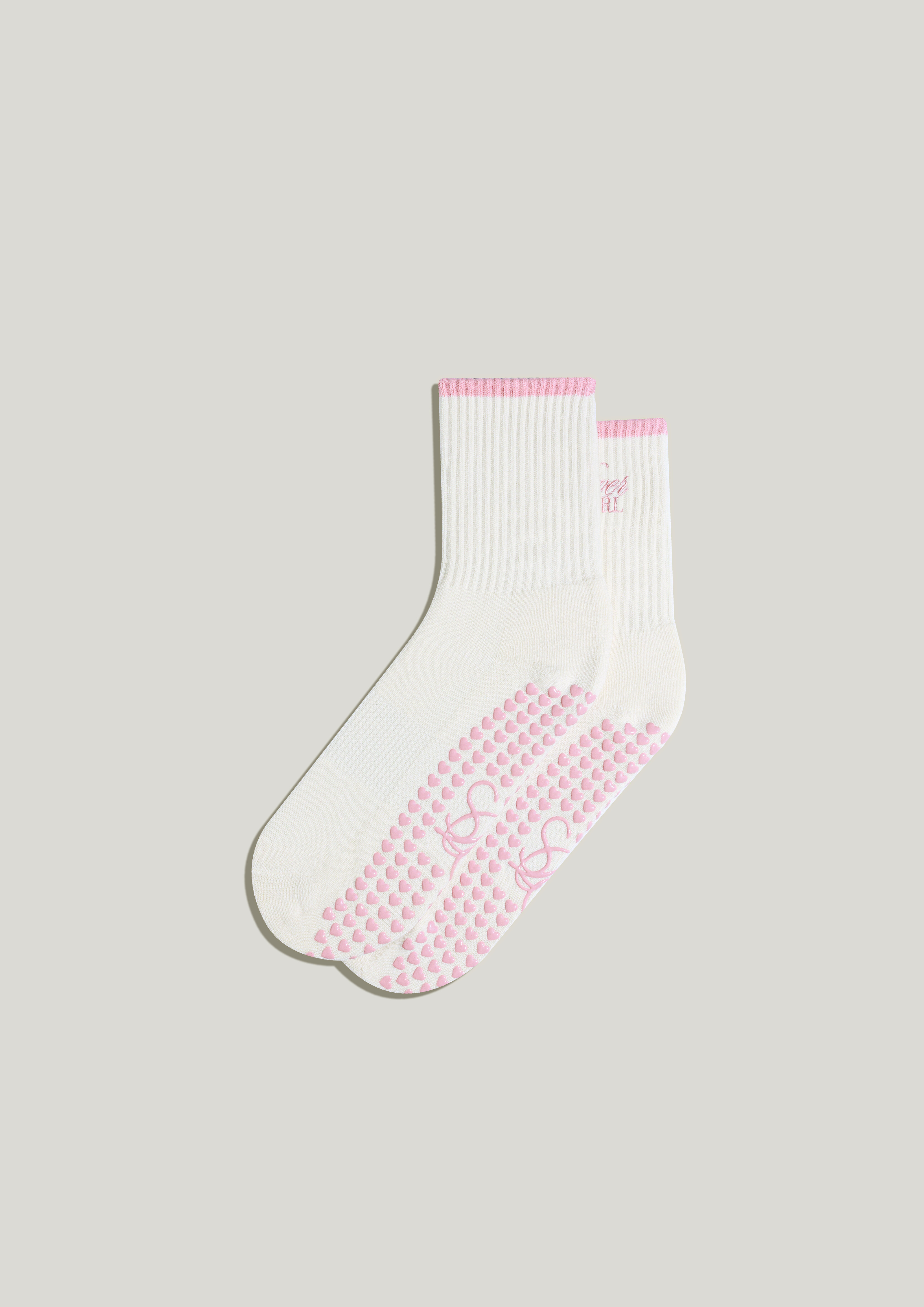 Pilates Grip Socks in Vanilla