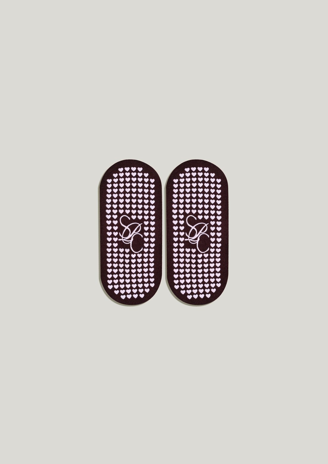 Pilates Ballet Grip Socks in Chocolate