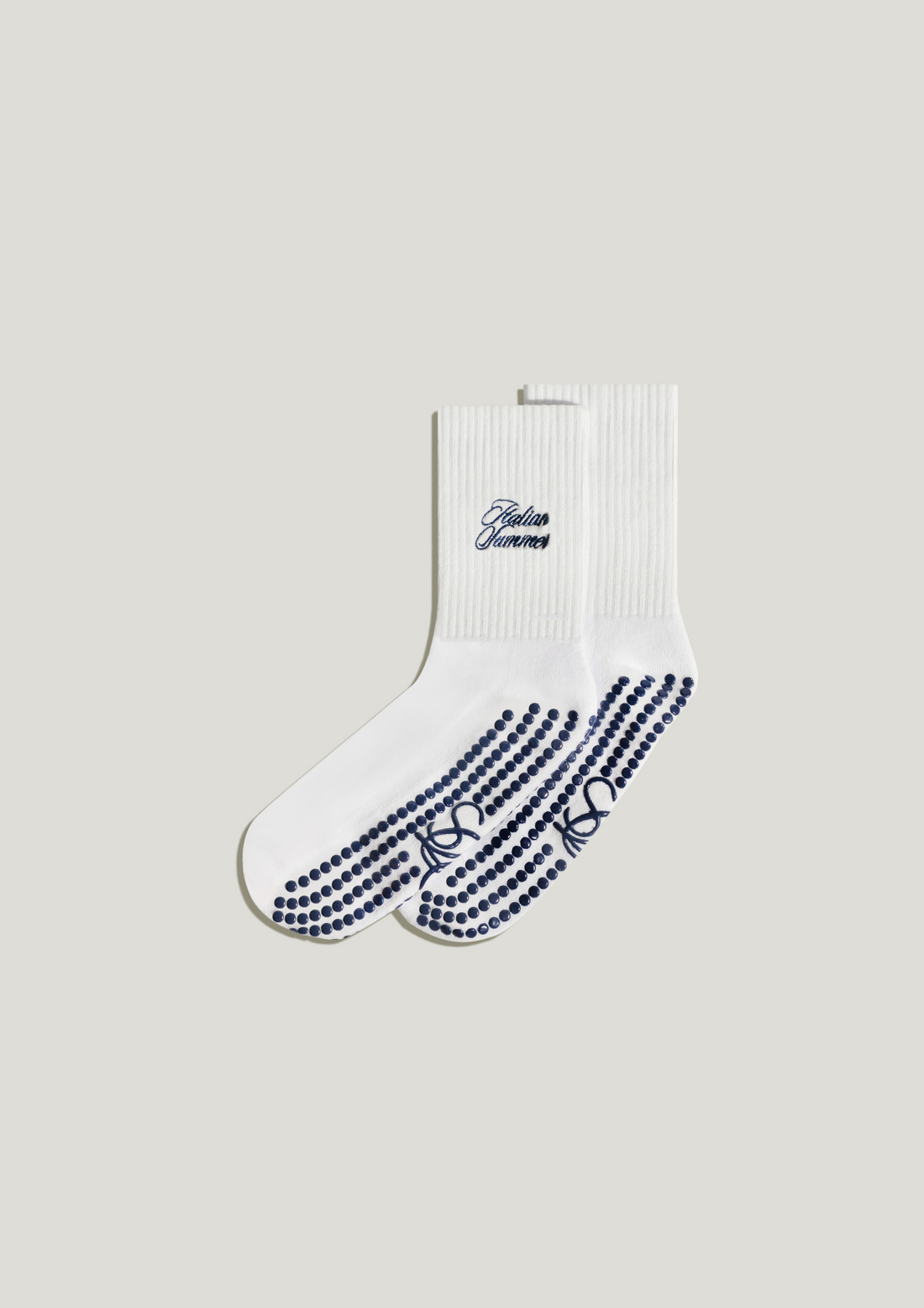 Pilates Grip Socks in Pearl