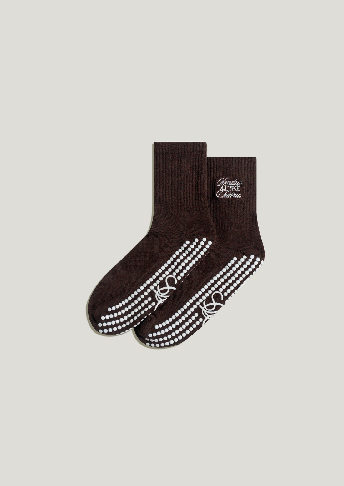 Pilates Grip Socks in Ebony