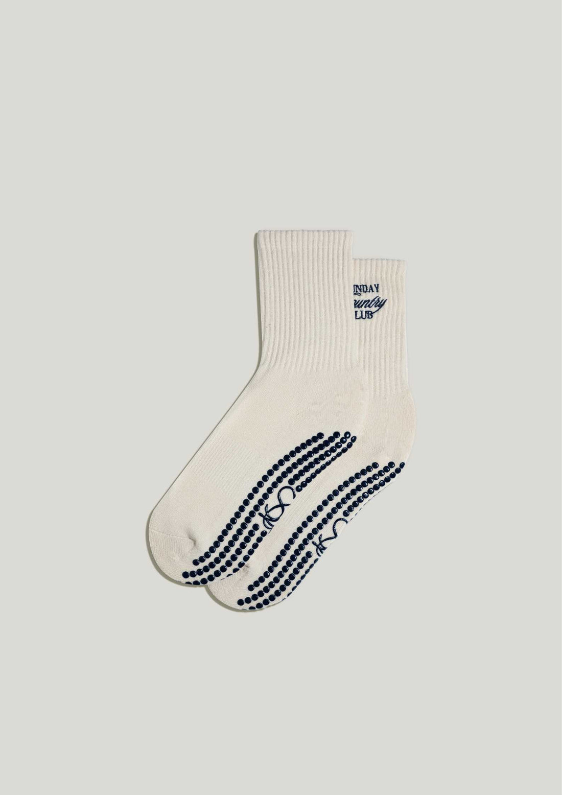 Pilates Grip Socks in Bisque