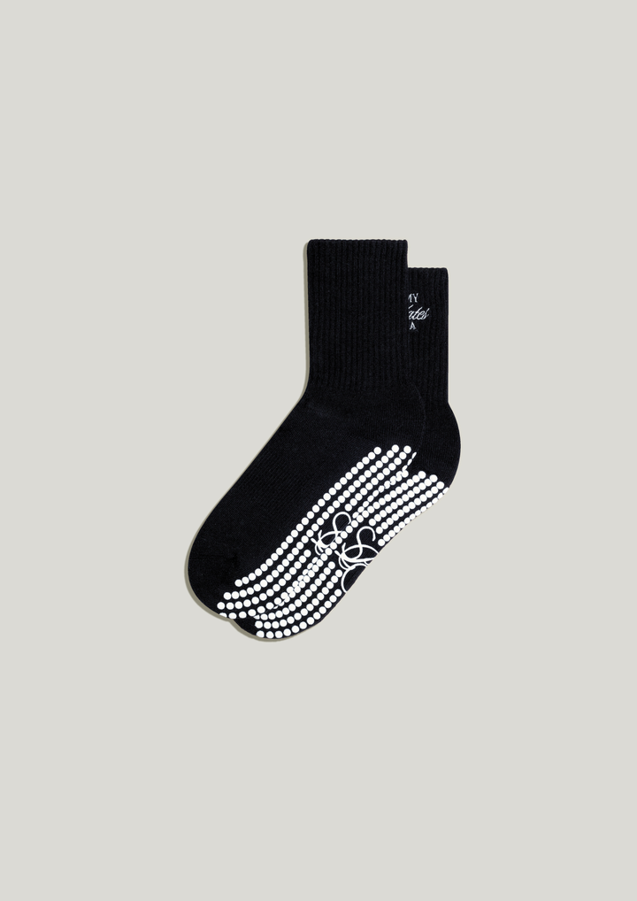 Pilates Grip Socks in Noir