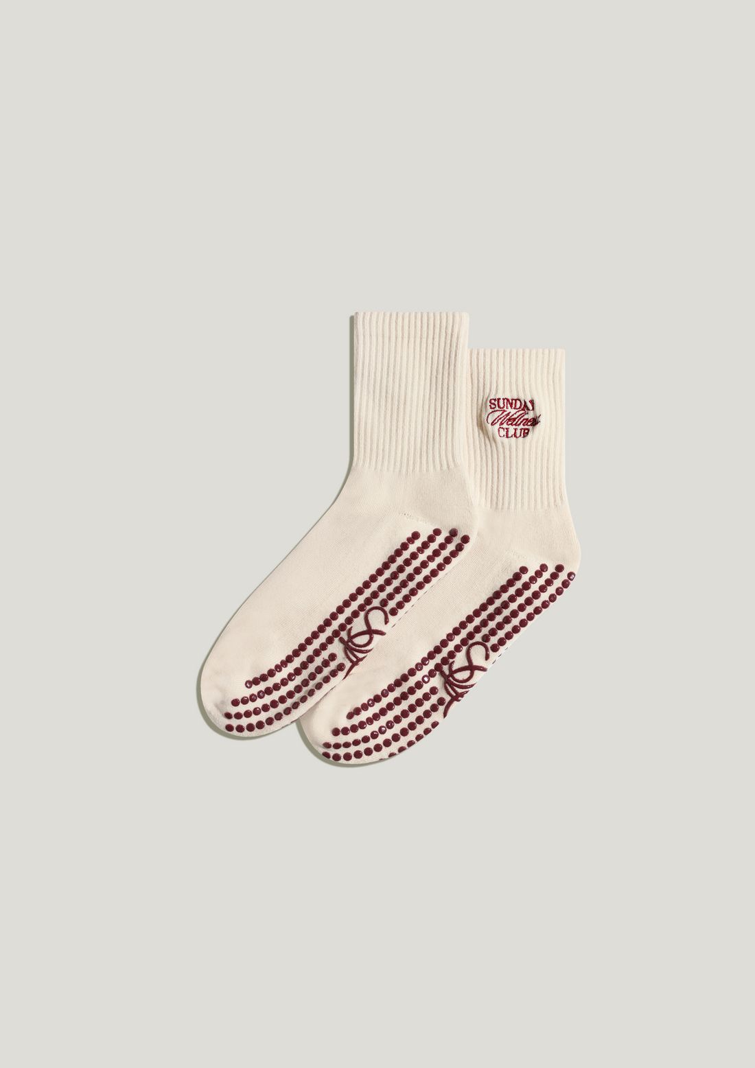 Pilates Grip Socks in Champagne