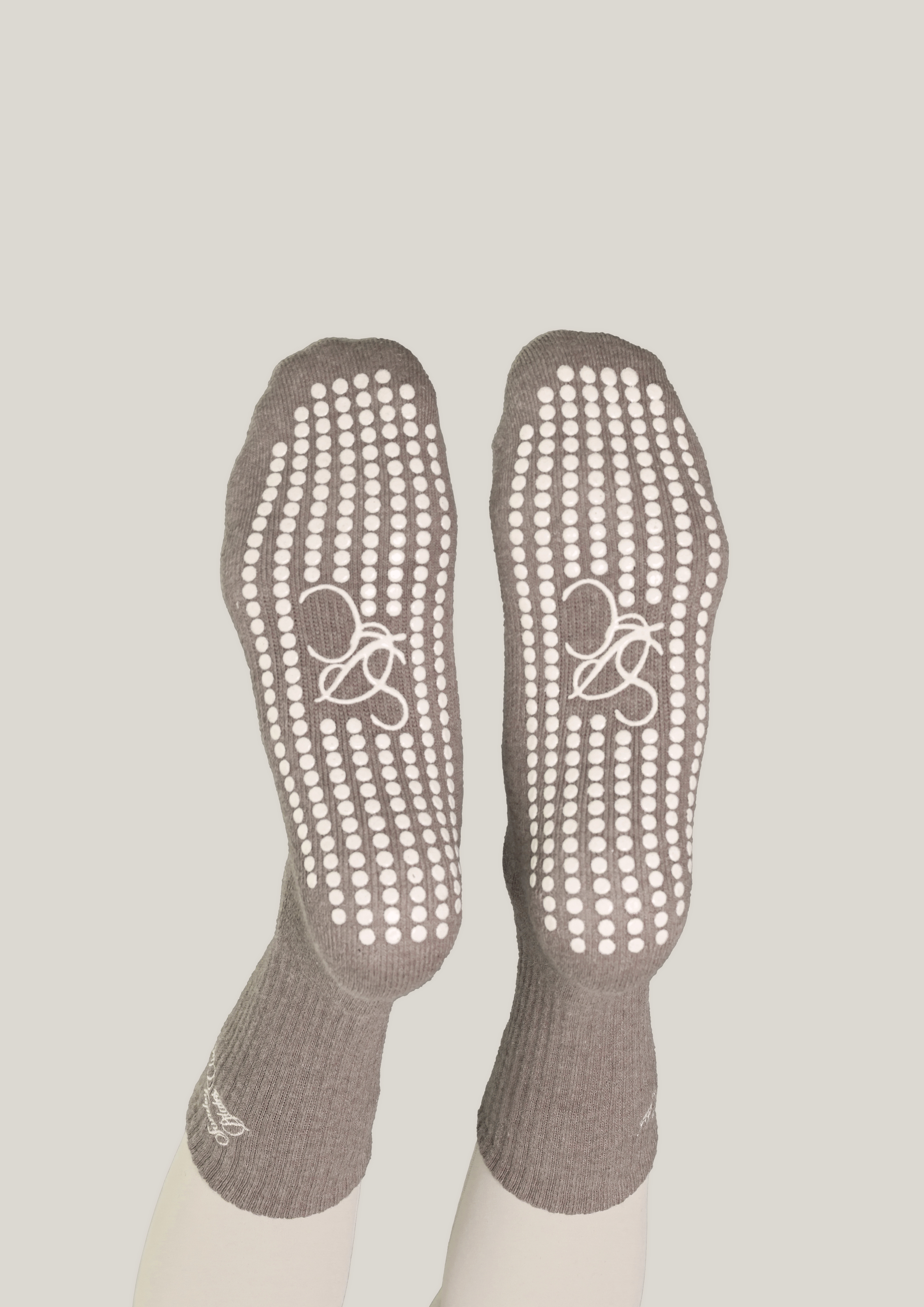 Double-Grip Pilates Grip Socks in Warm Suede