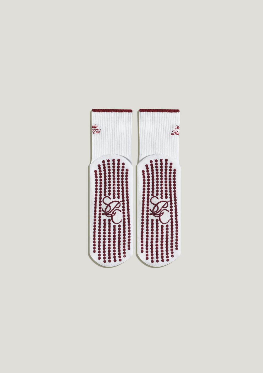 Pilates Grip Socks in Blanc