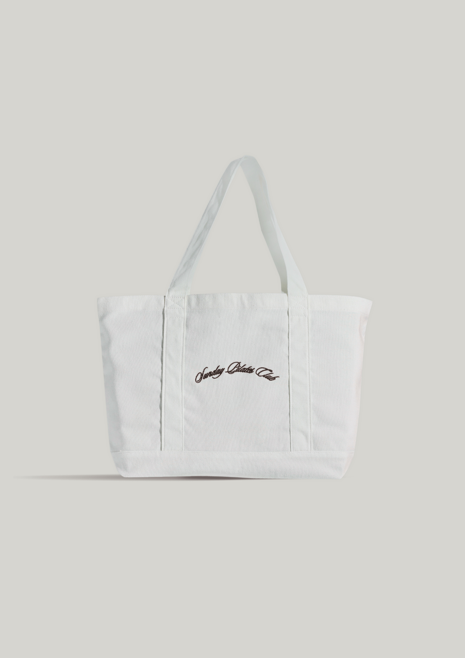 Sundays At Monaco Cotton Canvas Tote Bag