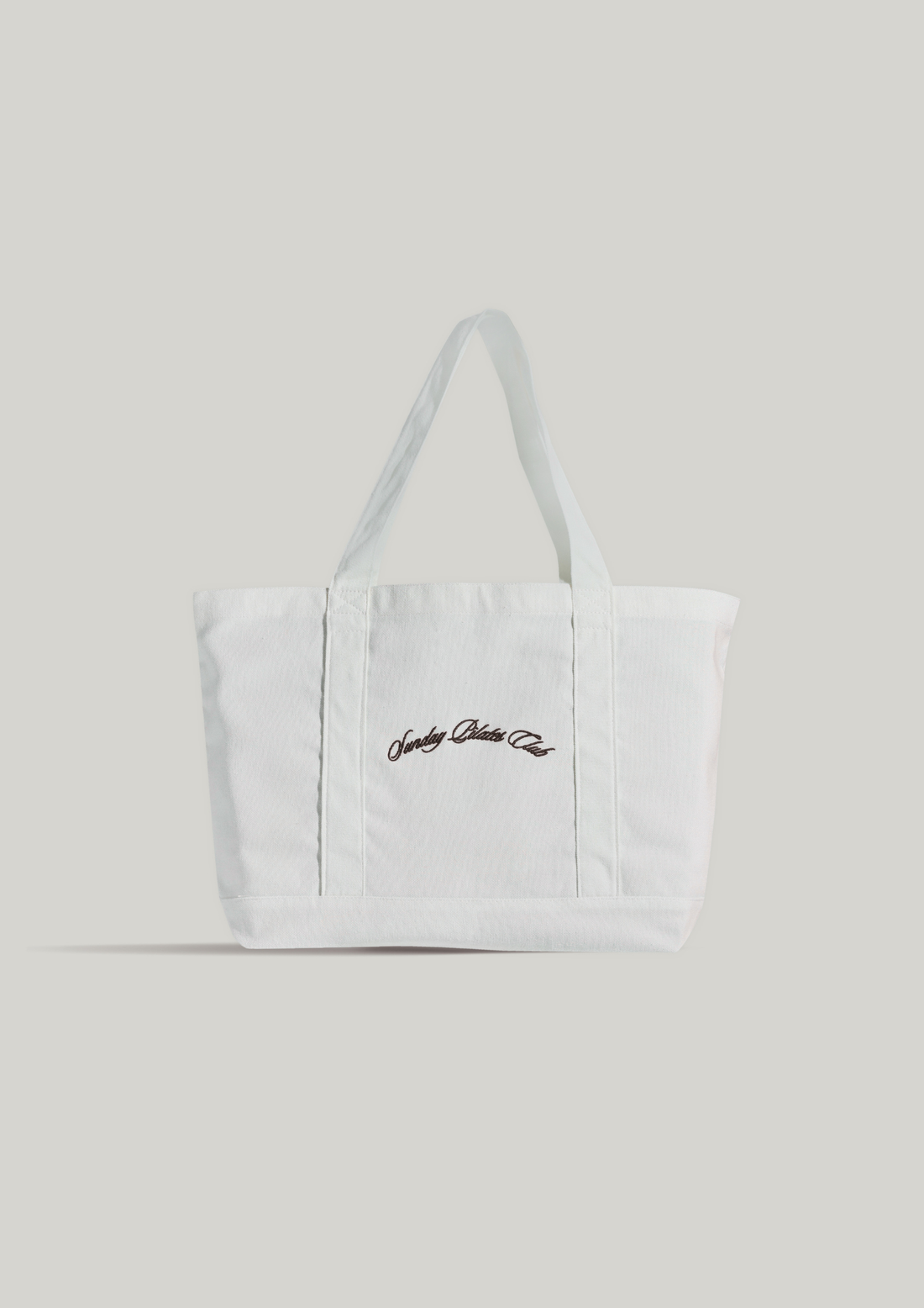 Sundays At Monaco Cotton Canvas Tote Bag