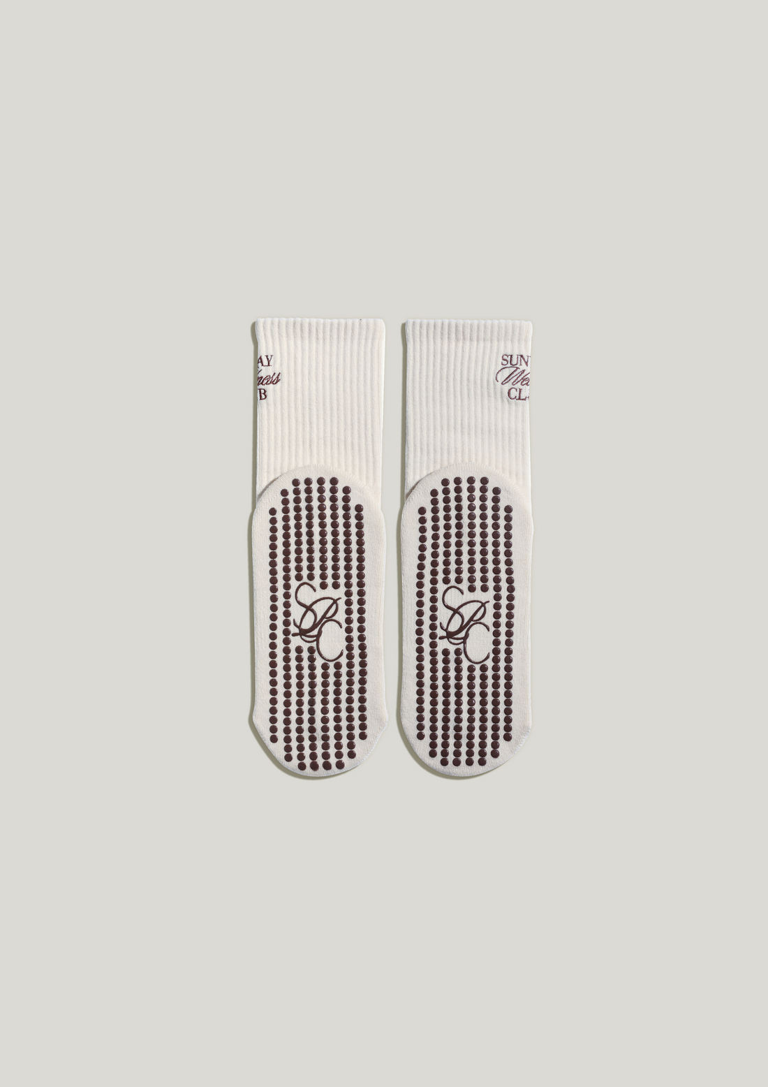 Pilates Grip Socks in Champagne