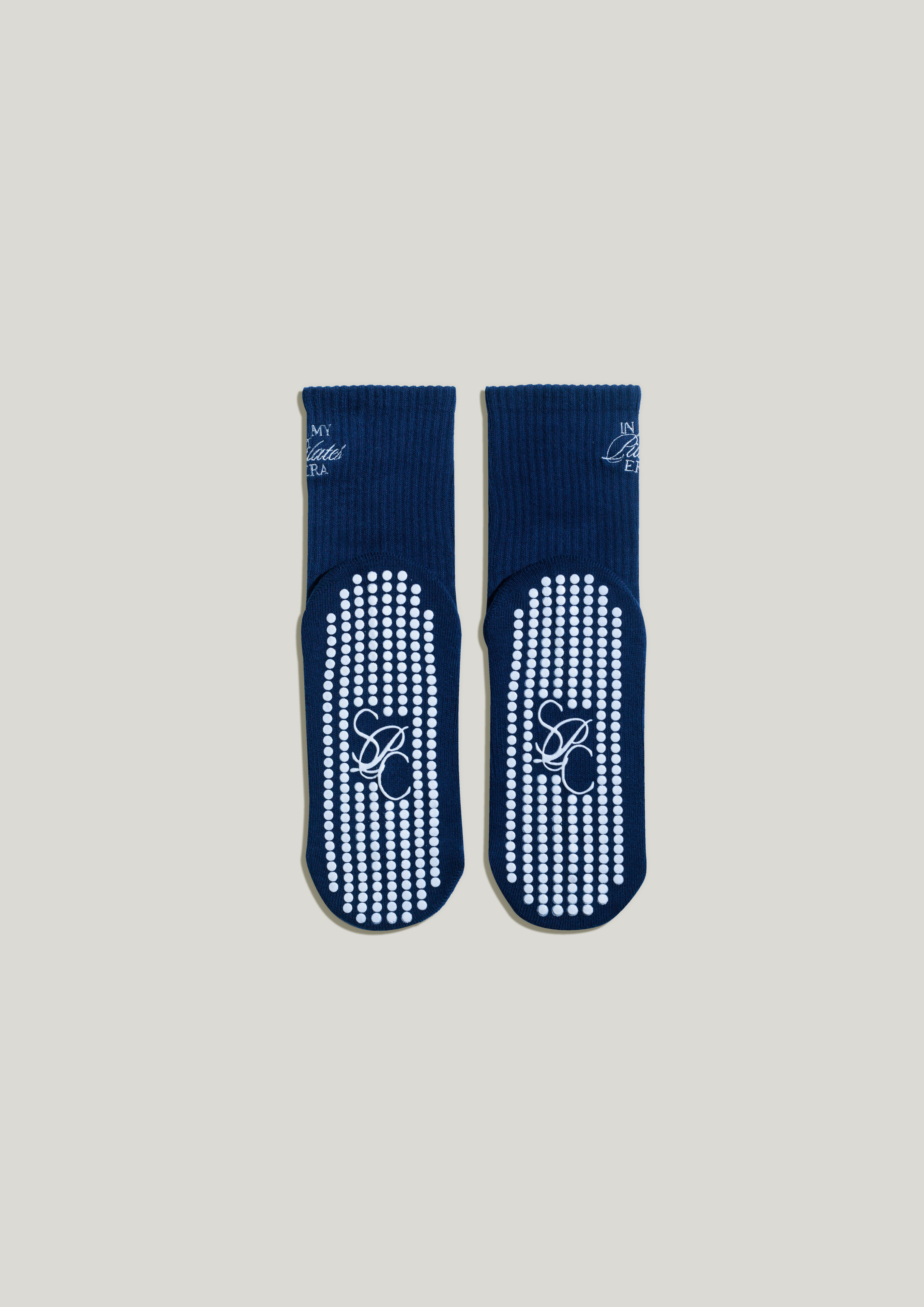 Pilates Grip Socks in Deep Ocean