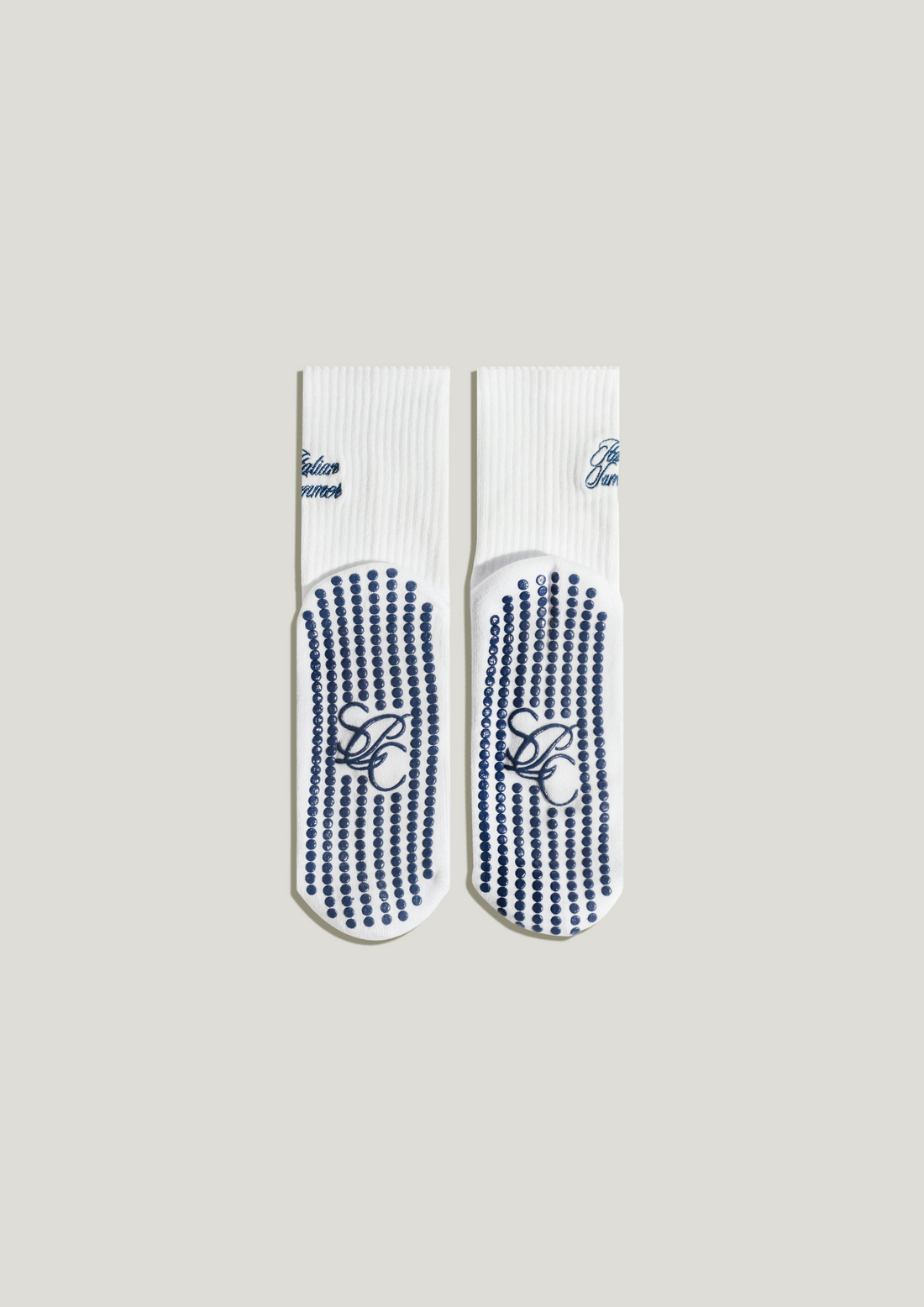 Pilates Grip Socks in Pearl