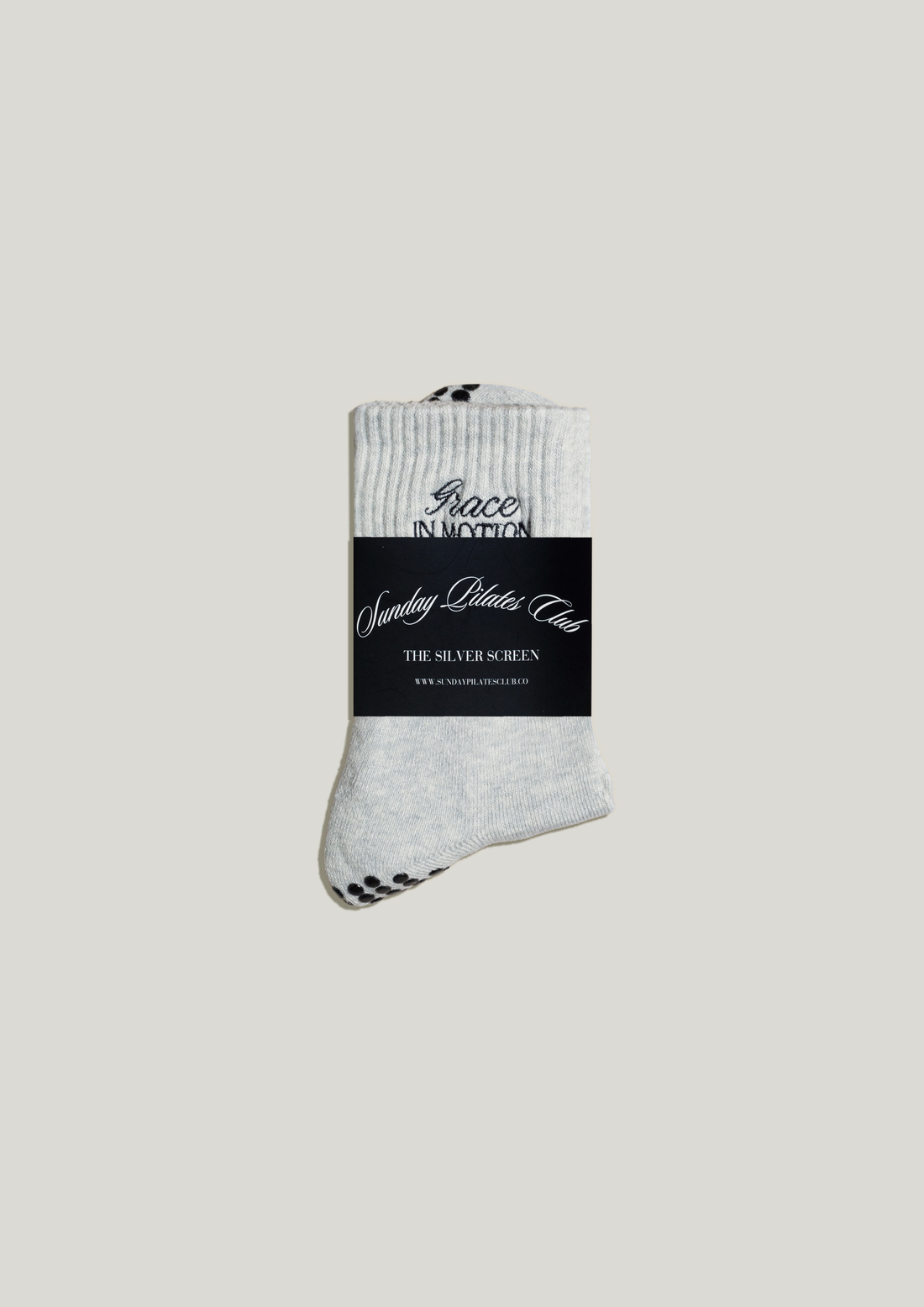 Pilates Grip Socks in Slate