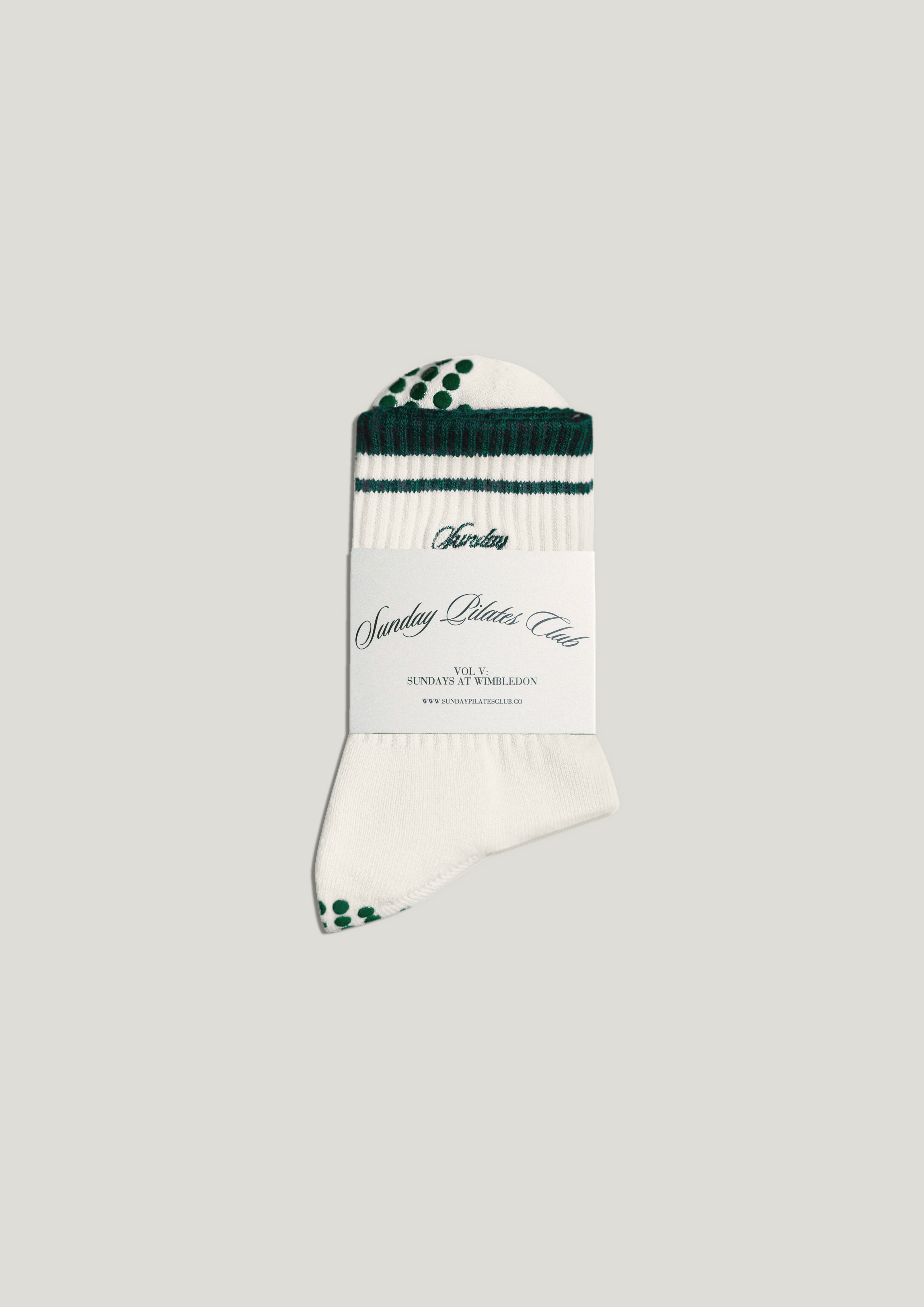 Pilates Grip Socks in Alabaster