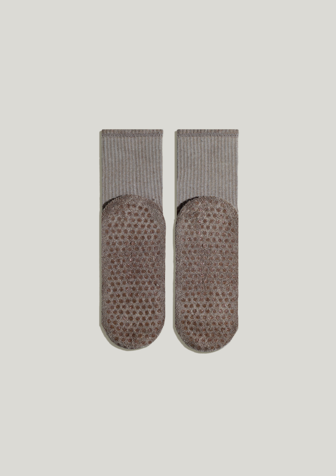 Double-Grip Pilates Grip Socks in Warm Suede