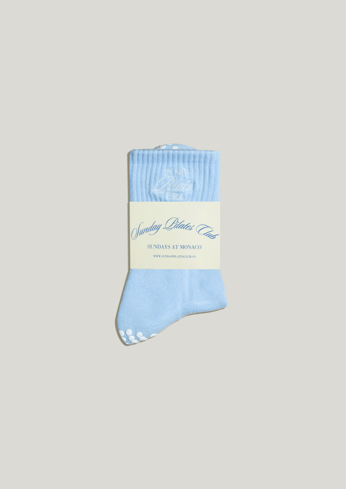 Pilates Grip Socks in Azure