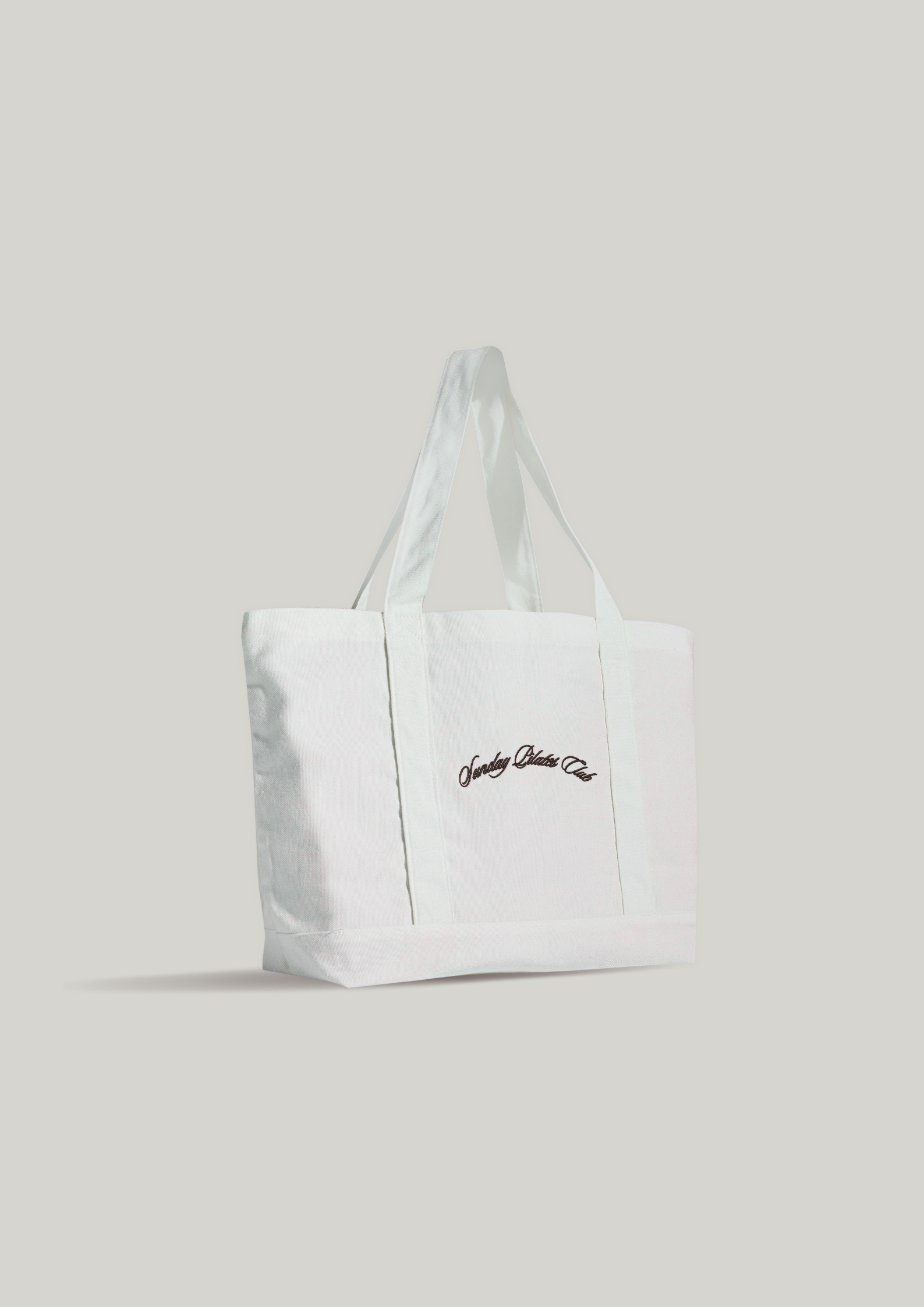 Sundays At Monaco Cotton Canvas Tote Bag