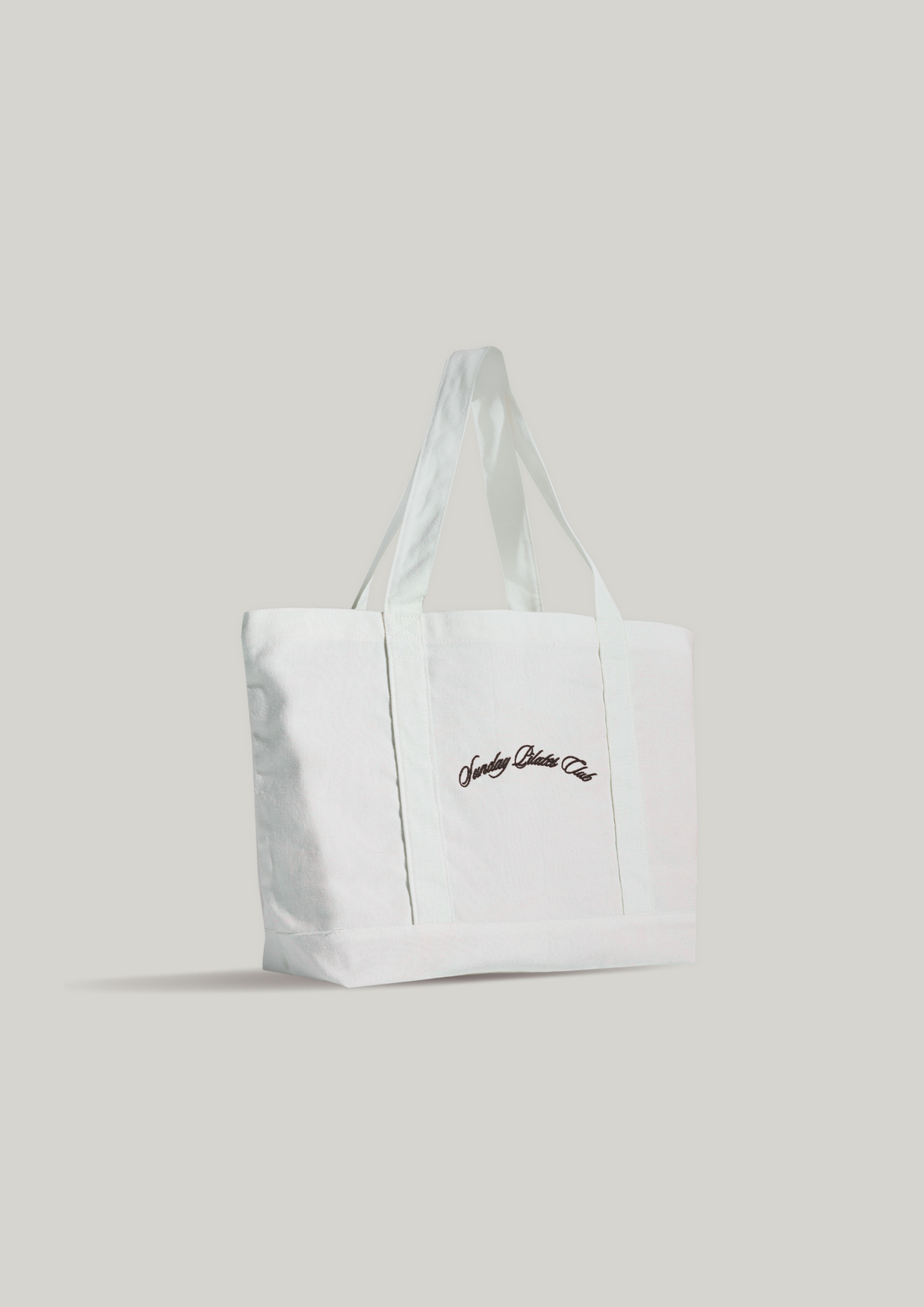 Sundays At Monaco Cotton Canvas Tote Bag