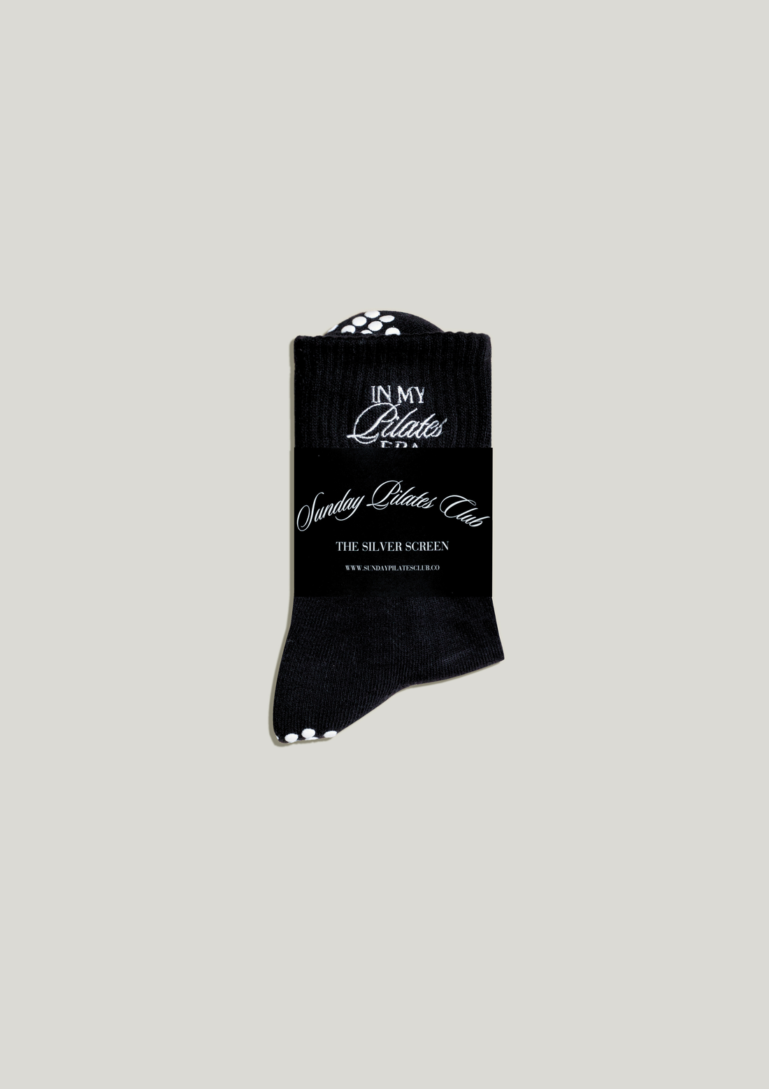Pilates Grip Socks in Noir