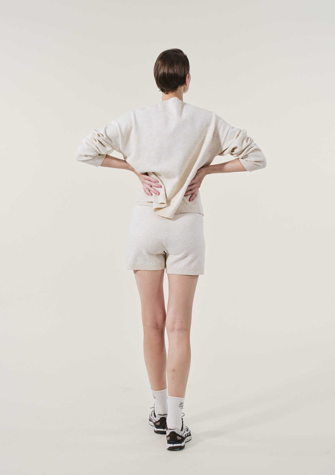 Sunday Country Club Knit Sweater in Bisque