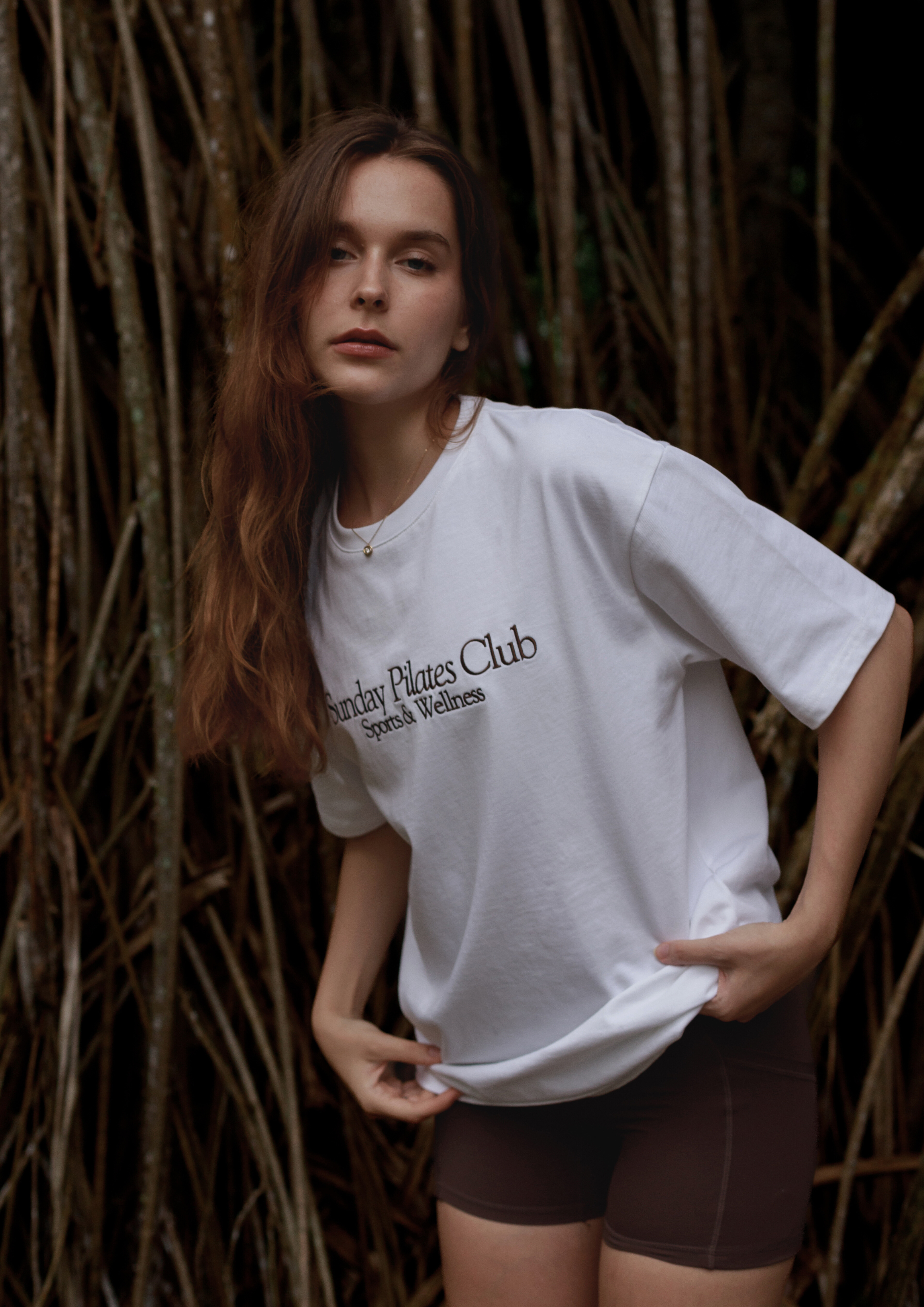 Wellness T-shirt in Chalk