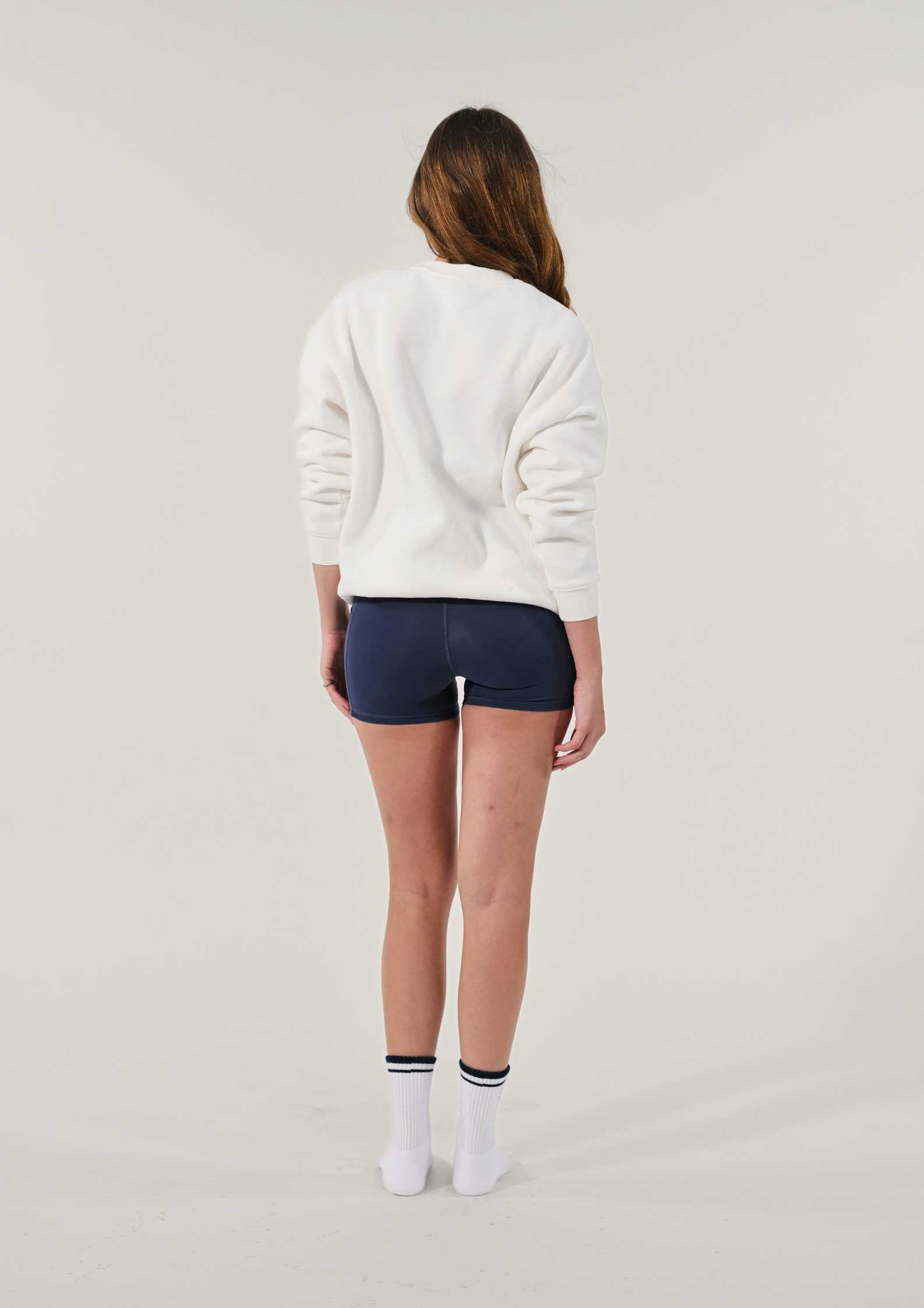 Sunday Country Club Crew Neck Sweater in Ivory