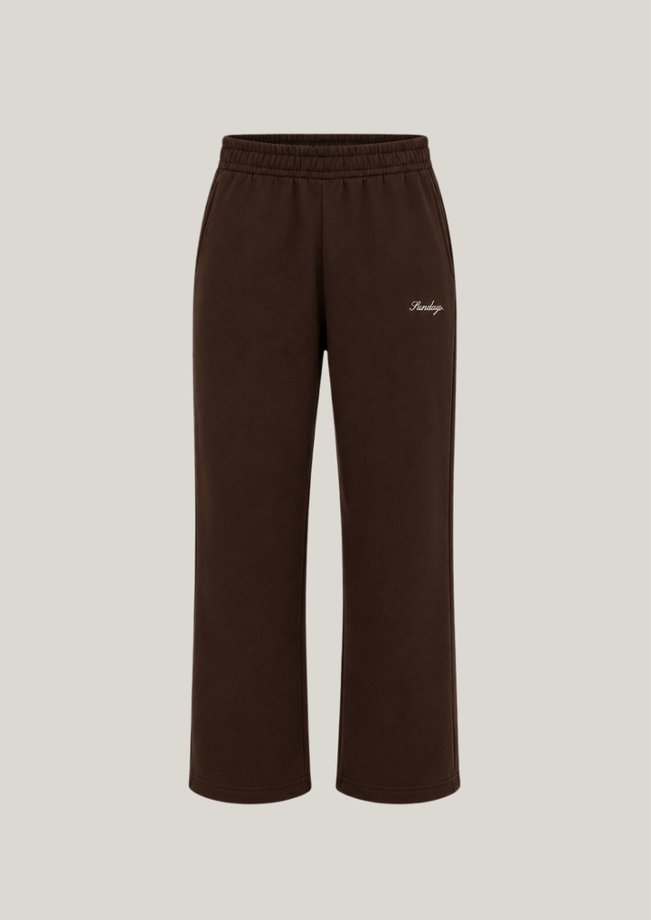Sundays 100% Cotton Sweatpants in Bourbon