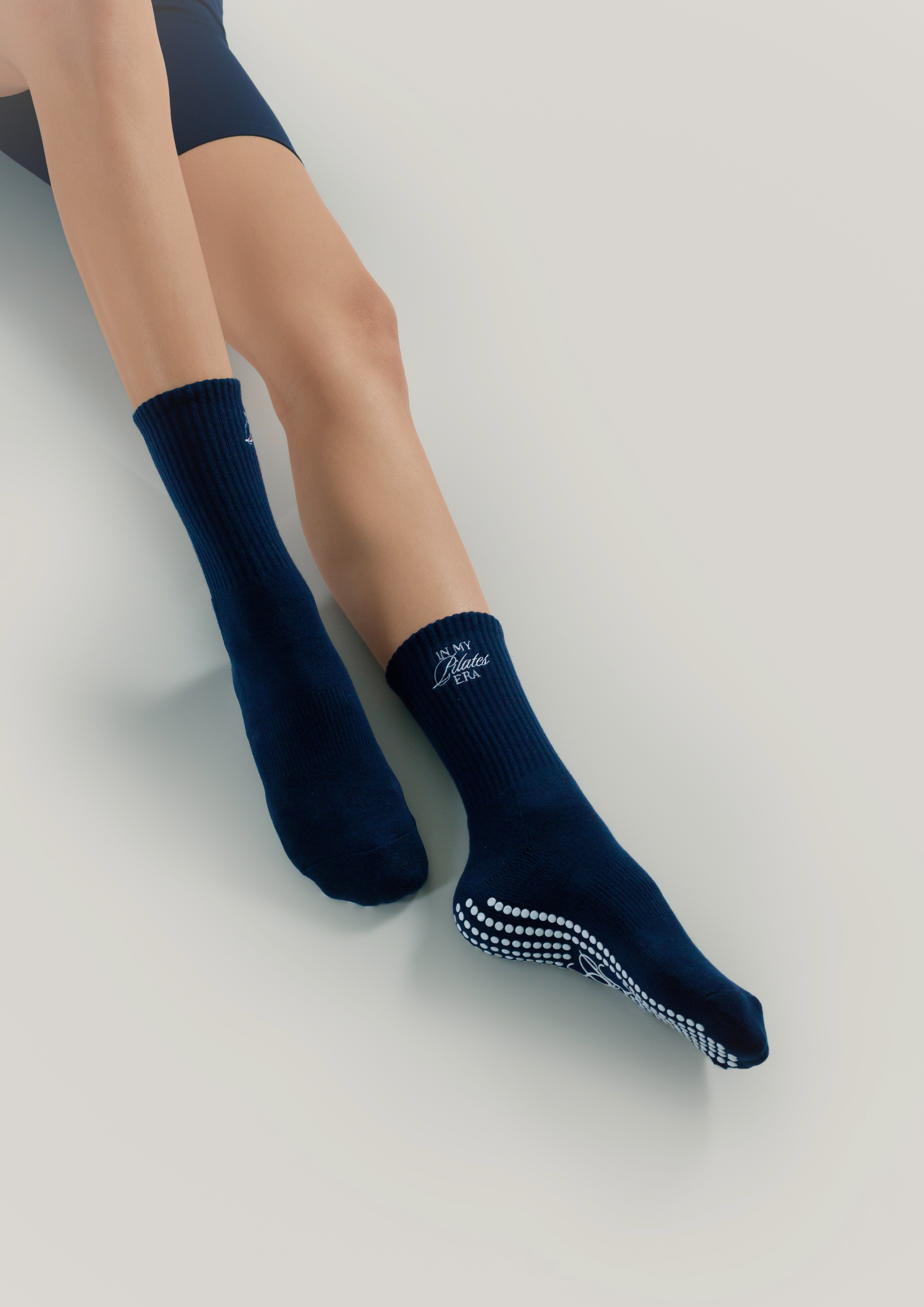 Pilates Grip Socks in Deep Ocean