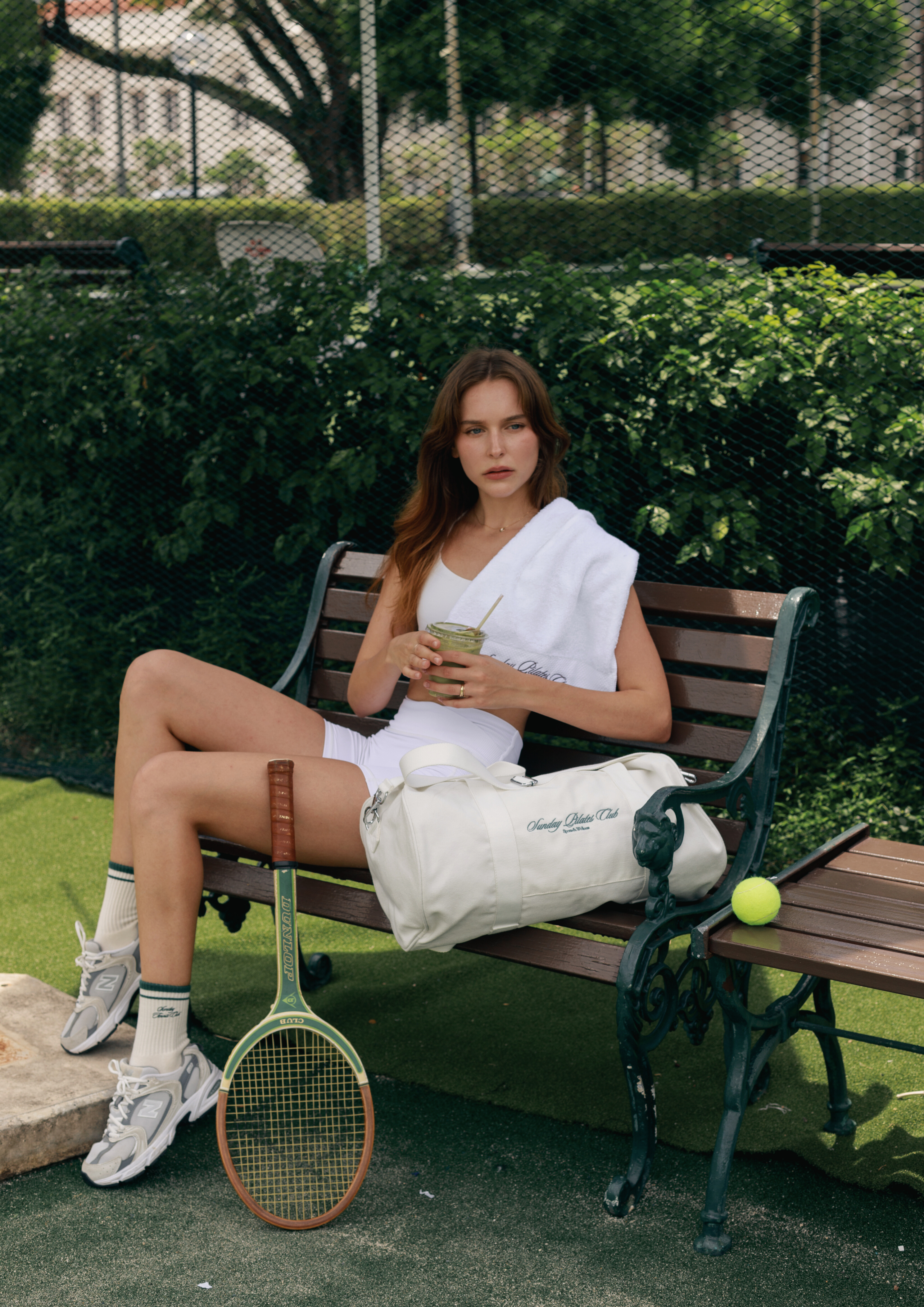 Sundays at Wimbledon Canvas Duffel Bag