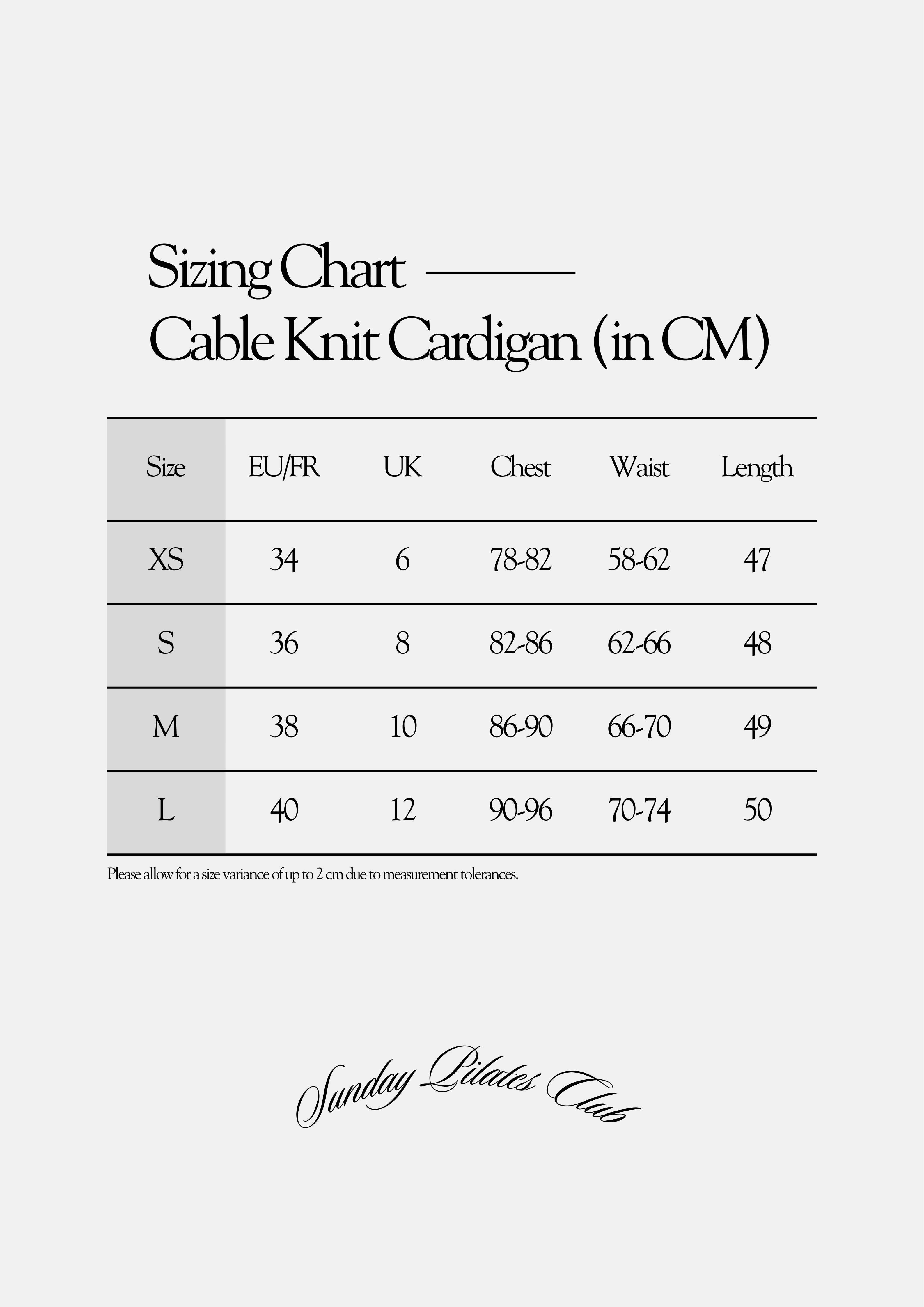 Cotton Cable Knit Cardigan Set in Noir