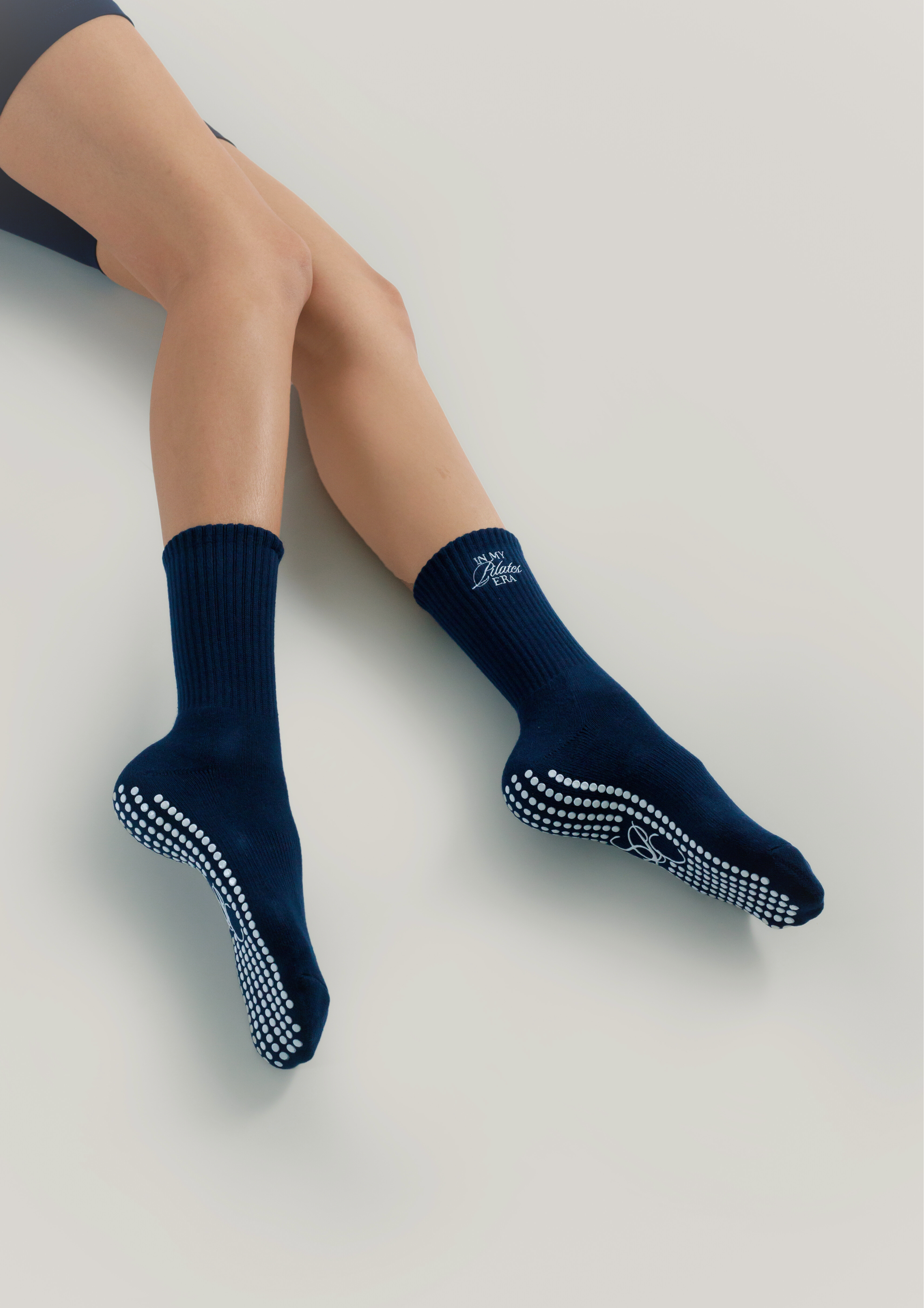 Pilates Grip Socks in Deep Ocean