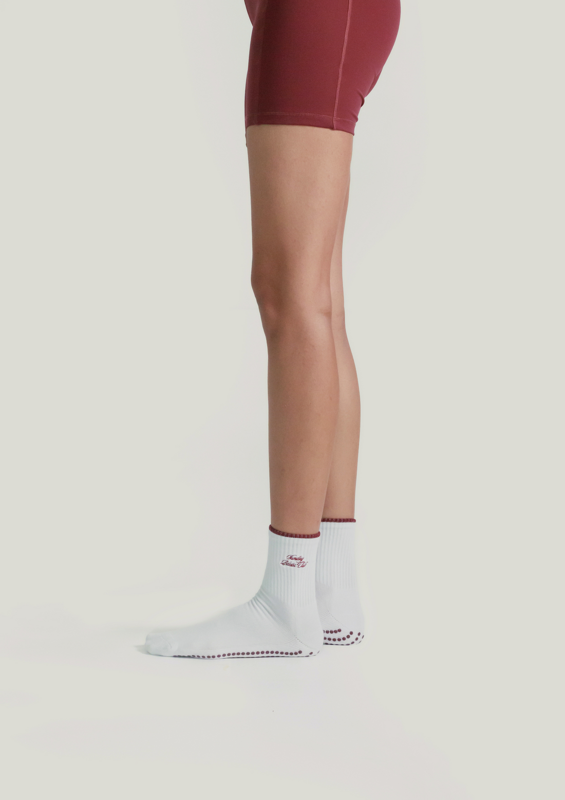 Pilates Grip Socks in Blanc